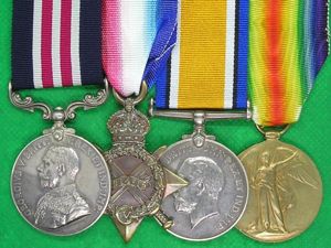 WW1 MILITARY MEDAL & 1914-15 TRIO, 9th & 1st BLACK …