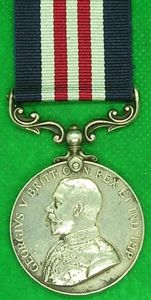 GVR 1st TYPE WW1 MILITARY MEDAL (MM) 5th K.S.L.I, M.I.D …