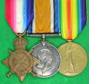 WW1 1914-15 TRIO, 1st BLACK WATCH, KILLED IN ACTION F&F …