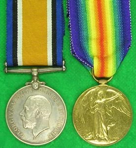 WW1 PAIR, OFFICER 11th SCOTTISH RIFLES, KLLIED IN ACTION IN …