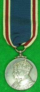 1937 CORONATION MEDAL
