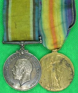 WW1 PAIR, 6th KINGS SHROPSHIRE LIGHT INFANTRY