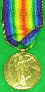 WW1 VICTORY MEDAL, 2/7th LIVERPOOL REGIMENT, KILLED IN ACTION, F&F …