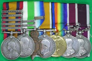 BOER WAR & WW1 LONG SERVICE GROUP WITH IMMEDIATE M.S.M …