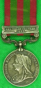IGS 1895 RELIEF OF CHITRAL 1895, 2nd K.O.S.B