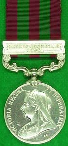 IGS 1895 RELIEF OF CHITRAL 1895, 2nd K.O.S.B