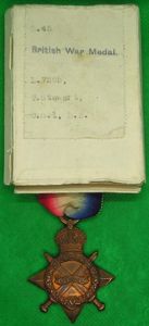 WW1 1914-15 STAR WITH BOX OF ISSUE, O.S.1.ROYAL NAVY FROM …