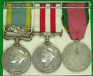 CRIMEA PAIR & INDIAN MUTINY, ASSISTANT SURGEON 32nd LIGHT INFANTRY …