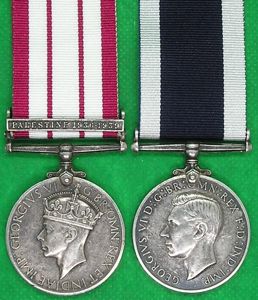 NGS PALESTINE 1936-39 & GVIR 1st TYPE RN LS&GC, HMS …