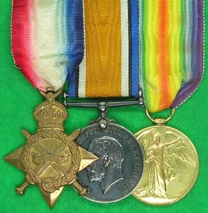 WW1 1914-15 TRIO, 1st K.O.S.B, K.I.A F&F 1-7-1916, FIRST DAY …