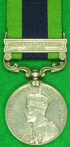 IGS NORTH WEST FRONTIER 1930-31, 1-16th PUNJAB.REGT, DIED INDIA 14-6-1941