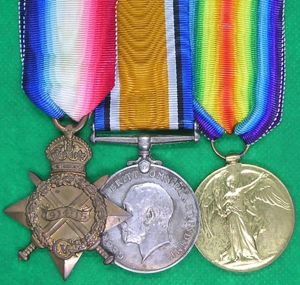 WW1 1914-15 TRIO, OFFICER 1st GLOUCESTER REGIMENT, FORMERLY LEINSTER REGIMENT, …