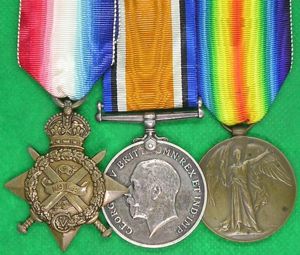 WW1 1914 STAR TRIO, RIFLE BRIGADE & R.F.C OFFICER, K.I.A …
