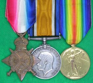 WW1 1914-15 TRIO, 9th SCOTTISH RIFLES & M.G.C OFFICER FROM …