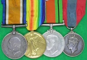 WW1 & WW2 GROUP WITH ISM, 7th DRAGOON GUARDS, HOME …