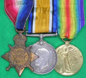 WW1 1914 STAR TRIO, 8th ROYAL SCOTS, KILLED IN ACTION …