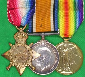 WW1 1914-15 TRIO, 8th GLOUCESTER REGIMENT