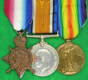 WW1 1914-15 TRIO, 9th RIFLE BRIGADE, FROM HAMPSTEAD, K.I.A F&F …