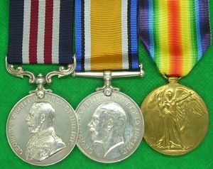 WW1 MILITARY MEDAL (MM) & PAIR, 18th M.G.C, FROM BENWELL, …