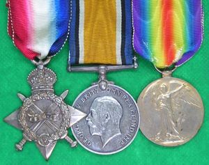 WW1 1914-15 TRIO, 7th BORDER REGIMENT