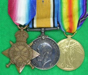 WW1 1914-15 TRIO, 6th BORDER REGIMENT, SERVED GALLIPOLI & FRANCE, …