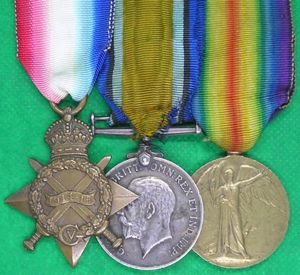 WW1 1914-15 TRIO, 14th LIVERPOOL REGIMENT