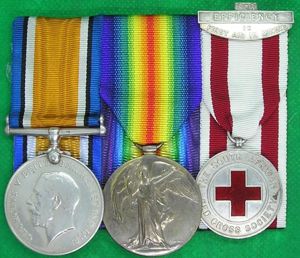 WW1 R.N.R OFFICERS PAIR & SOUTH AFRICAN RED CROSS SOCIETY …