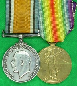 WW1 PAIR, BERKSHIRE YEOMANRY, WOUNDED 1916