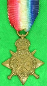 WW1 1914 MONS STAR, NORTHUMBERLAND HUSSARS, YEOMANRY