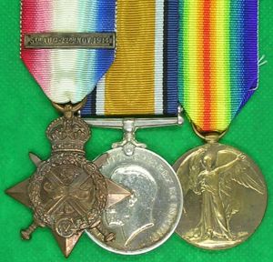 WW1 1914 STAR TRIO, 1st ROYAL FUSILIERS, KILLED IN ACTION, …