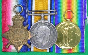 WW1 1914 STAR TRIO, 1st HAMPSHIRE REGT / 2nd DEVON …