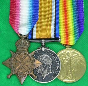 WW1 1914 STAR TRIO, 2nd HIGHLAND LIGHT INFANTRY, KILLED IN …