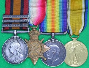 QSA & 1914-15 TRIO, VOL COY, L.N.LANC.REGT & 6th EAST …