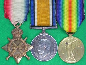 WW1 1914-15 TRIO, 7th BORDER REGIMENT, DIED OF WOUNDS, FRANCE …