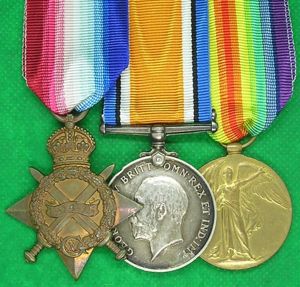 WW1 1914-15 TRIO, 11th ROYAL SCOTS, KILLED IN ACTION FRANCE …