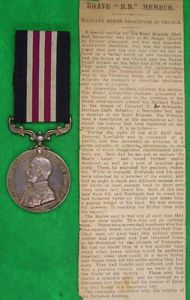 GVR 1st TYPE WW1 MILITARY MEDAL (MM), 15th DURHAM LIGHT …