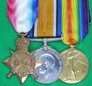 WW1 1914-15 TRIO, 5th GLOUCESTER REGIMENT