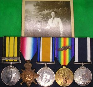 E&W AFRICA BENIN 1897, 1914-15 TRIO & EVII RN LS&GC, …