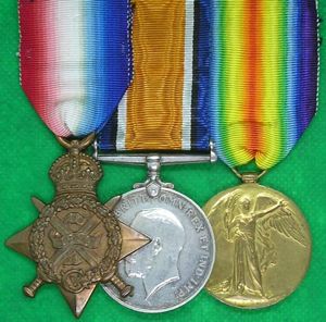 WW1 1914 MONS STAR TRIO, 16th LANCERS & 11th W.YORK.REGT …