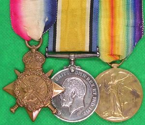 WW1 1914 MONS STAR TRIO, 1/10th LIVERPOOL.R / LIVERPOOL SCOTTISH