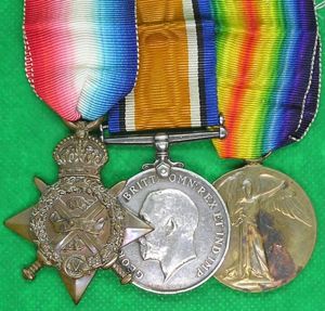 WW1 1914 MONS STAR TRIO, 1/10th LIVERPOOL.R / LIVERPOOL SCOTTISH