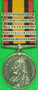 5 BAR QSA, KINGS ROYAL RIFLE CORPS