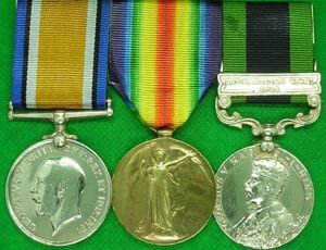 WW1 PAIR & IGS AFGHANISTAN NWF 1919, 1st GARRISON BN, …