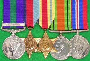 GSM PALESTINE & WW2 GROUP,1st SHERWOOD FORESTERS, P.O.W & WOUNDED …