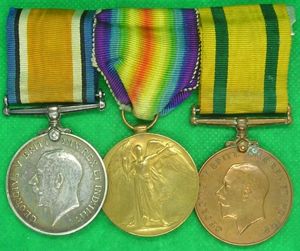 WW1 PAIR & TFWM, 1/4th WILTSHIRE REGIMENT FROM SWINDON