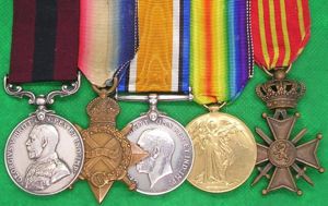 WW1 DCM TRIO & CROIX-DE-GUERRE, 202 COY M.G.C & R.A.M.C, …