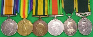 WW1 & WW2 TFWM GROUP WITH TWO EFFICIENCY MEDALS, 13tH …