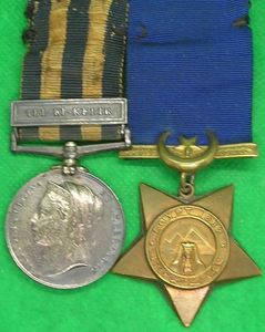 EGYPT PAIR, TEL-EL-KEBIR, 1st ROYAL WEST KENT REGIMENT