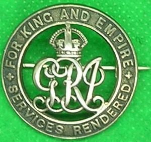 WW1 SILVER WAR BADGE, 15th HAMPSHIRE REGIMENT / 2nd PORTSMOUTH …