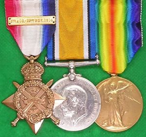 WW1 1914 STAR TRIO, 24th BRIGADE R.F.A